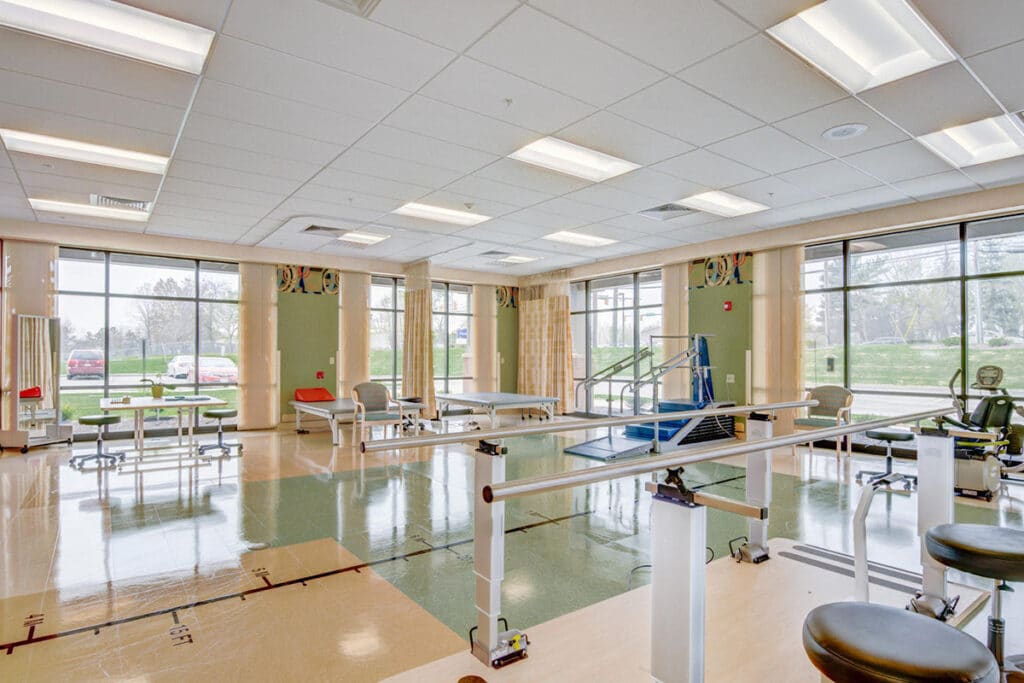 The rehab gym at Twinsburg